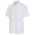 White Relaxed MicroFiber Shirt