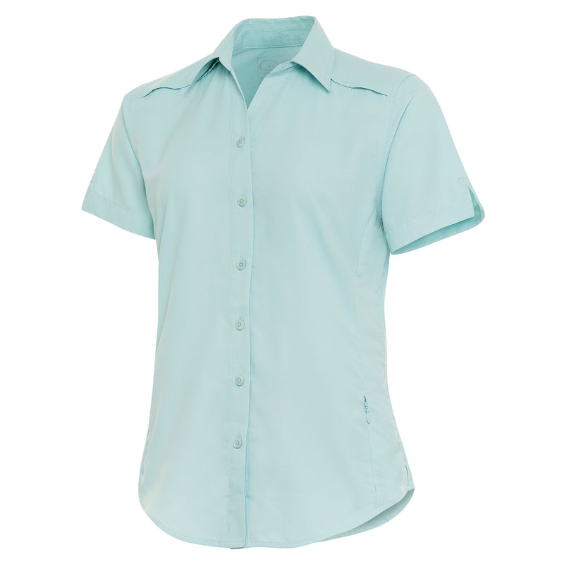 Load image into Gallery viewer, Sea Glass Ladies&#39; MicroFiber Shirt - GameGuard

