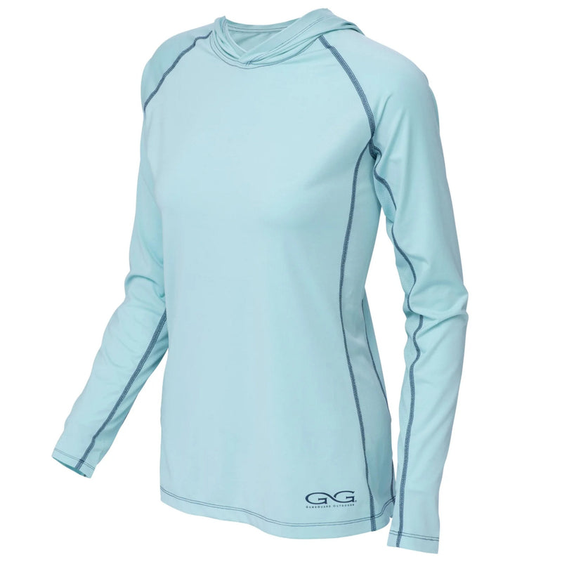 Load image into Gallery viewer, Sea Glass Ladies&#39; Performance Hoody - GameGuard
