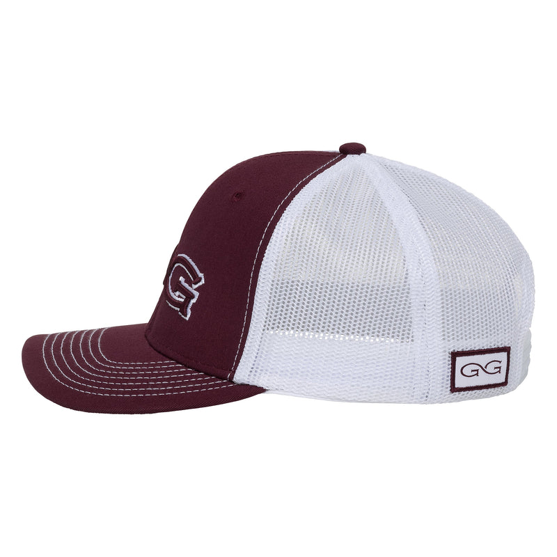 Load image into Gallery viewer, Maroon Cap | White MeshBack - GameGuard
