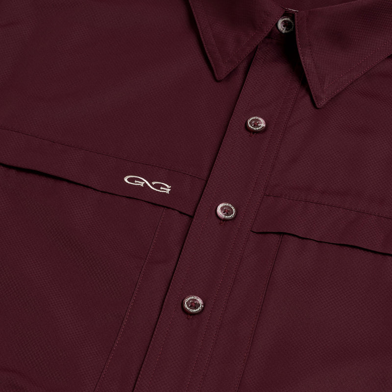Load image into Gallery viewer, Maroon MicroFiber Shirt - GameGuard
