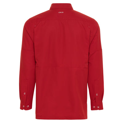 Crimson MicroFiber Shirt | Long Sleeve - GameGuard