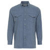 Deep Water Pearl Snap Shirt | Long Sleeve - GameGuard