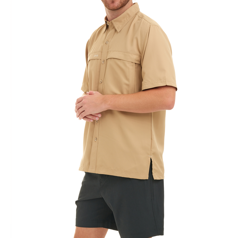 Load image into Gallery viewer, Khaki Classic MicroFiber Shirt - GameGuard
