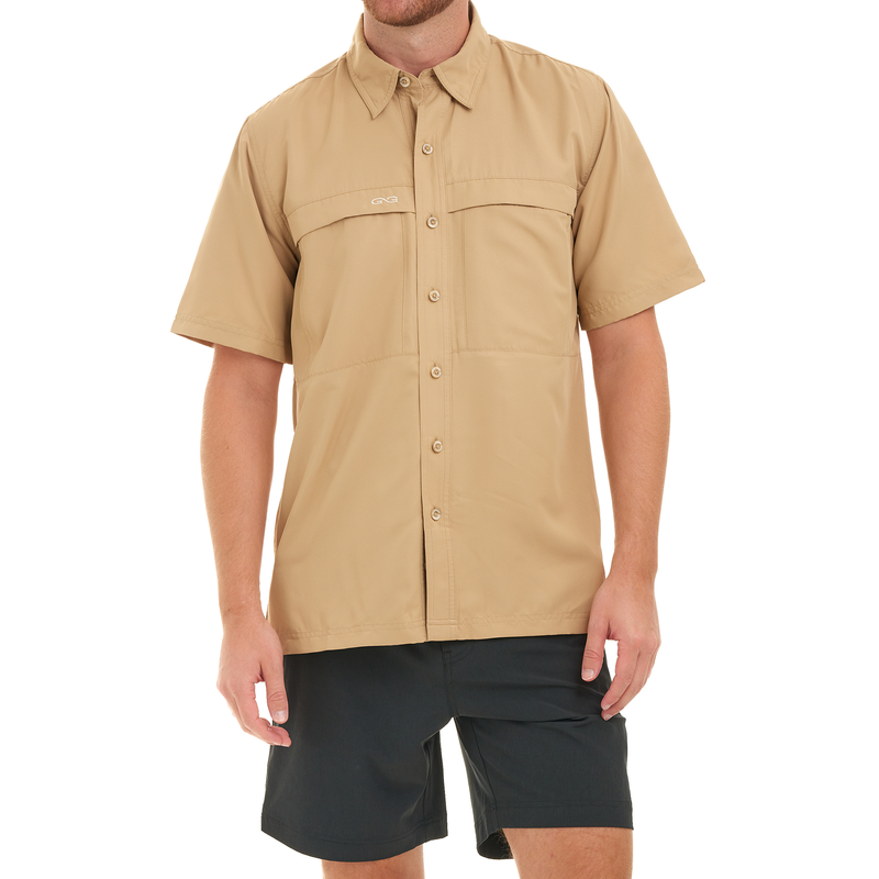 Load image into Gallery viewer, Khaki Classic MicroFiber Shirt - GameGuard
