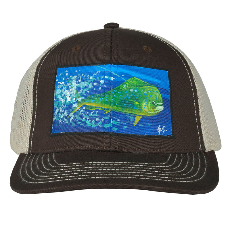 Load image into Gallery viewer, MeshBack Cap - Chocolate Cap | Stone MeshBack
